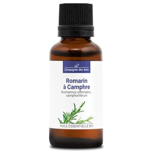 Romarin à camphre - huile essentielle bio - 30ml garantie chromacert® - chémotyp