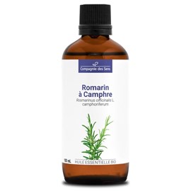 Romarin à camphre - huile essentielle bio - 100ml garantie chromacert® - chémoty