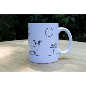 Mug forest blanc