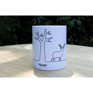 Mug forest blanc