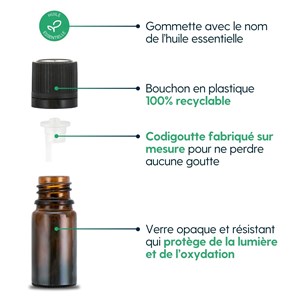 Camomille romaine - huile essentielle bio - 10ml garantie chromacert® - chémotyp