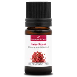 Baies roses - huile essentielle bio - 5ml garantie chromacert® - chémotypée & in