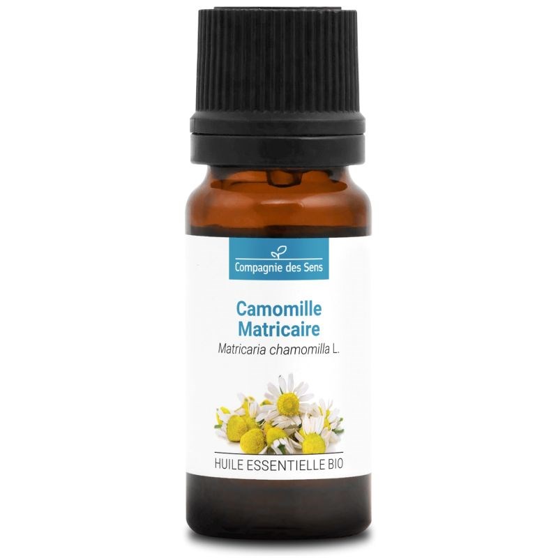 Camomille matricaire - huile essentielle bio - 10ml garantie chromacert® - chémo