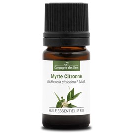 Myrte citronné - huile essentielle bio - 5ml garantie chromacert® - chémotypée &