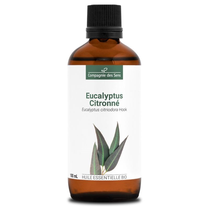 Eucalyptus citronné - huile essentielle bio - 100ml garantie chromacert® - chémo