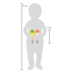 Lot de 2 maracas groovy beats