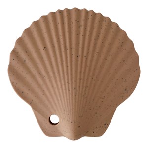 Hochet de dentition coquillage marron