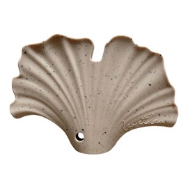 Hochet de dentition gingko beige