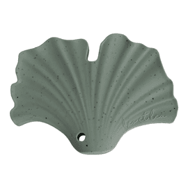 Hochet de dentition gingko bleu