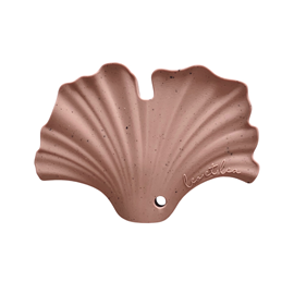 Hochet de dentition gingko rose
