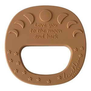 Hochet de dentition lune sienne