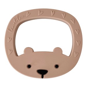 Hochet de dentition ours petit rose