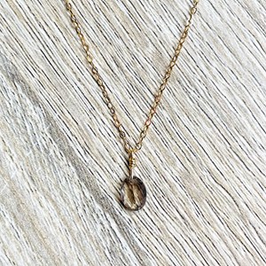 Collier evie quartz fumé