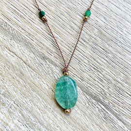 Collier sautoir karma aventurine