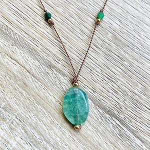 Collier sautoir karma aventurine