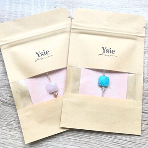 Bracelet réglable carrie amazonite bleue