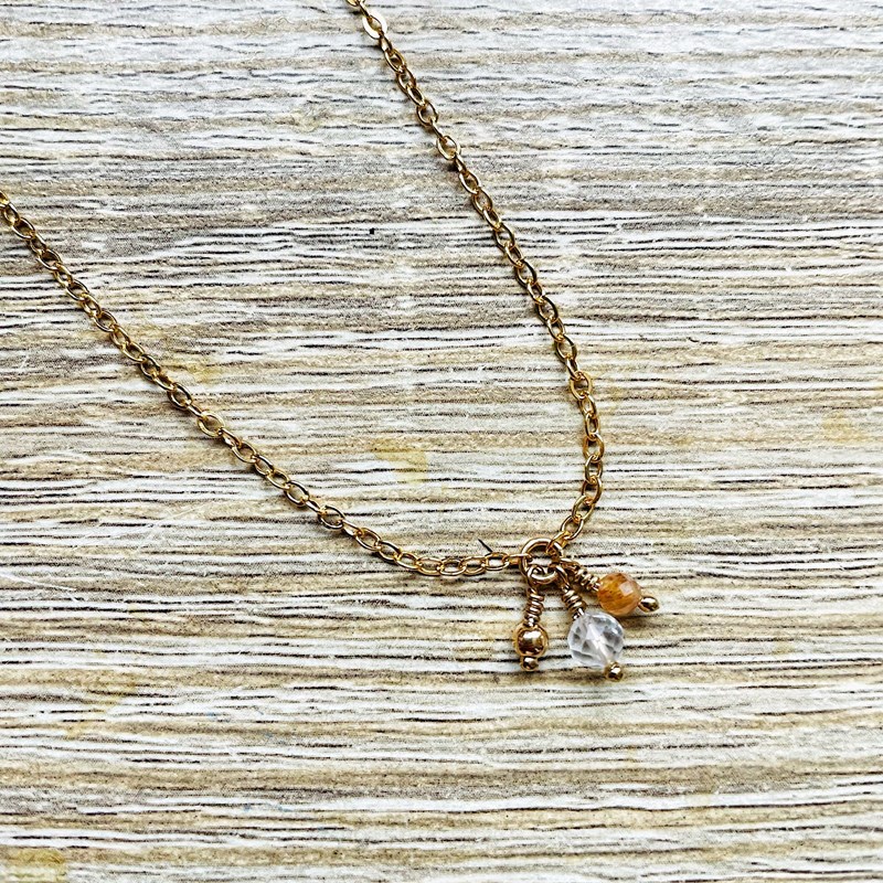 Collier adèle cristal de roche