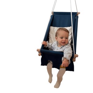 Zébul'hamac gris perle bleu 0 - 3 ans