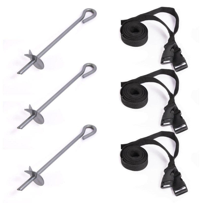 Trampoline kit d'ancrage au sol pour tr