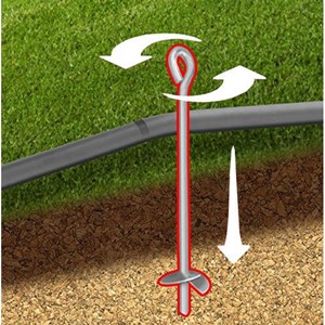 Trampoline kit d'ancrage au sol pour tr