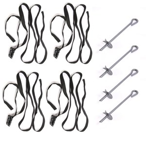 Trampoline kit d'ancrage au sol pour tr