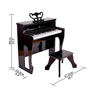 Piano électronique droit noir 30 touche