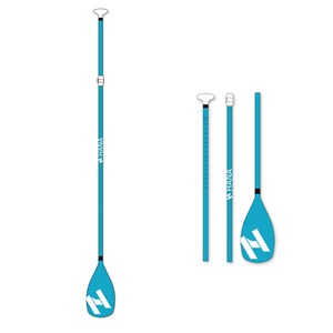 Pagaie réglable sup -bleue - 3 parties