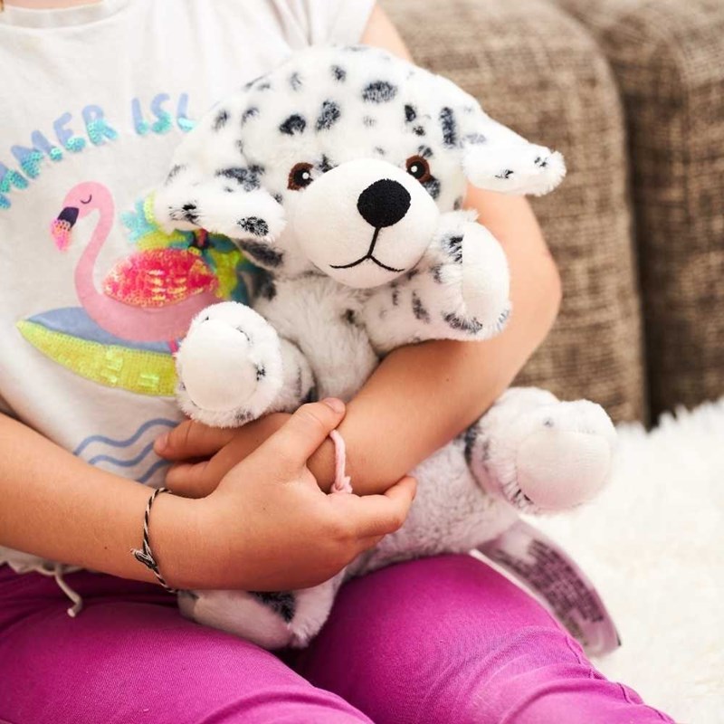 Peluche bouillotte dalmatien