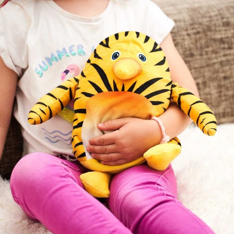 Peluche bouillotte maurice les as de la jungle