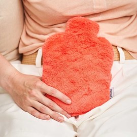 Bouillotte micro-ondes corail