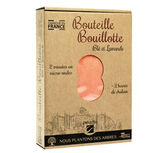 Bouillotte micro-ondes corail