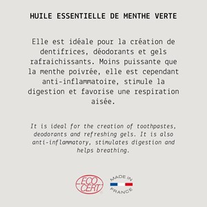Huile essentielle menthe verte - 30 ml