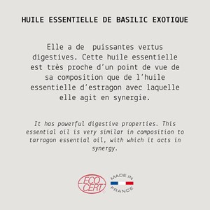 Huile essentielle basilic  - 30 ml