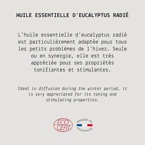 Huile esse. Eucalyptus radié - 30 ml