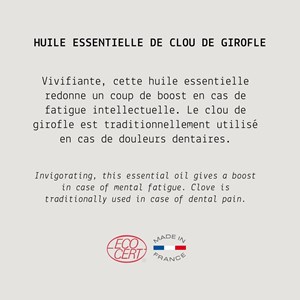 Huile essentielle clou girofle - 30 ml