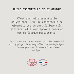 Huile essentielle gingembre - 30 ml