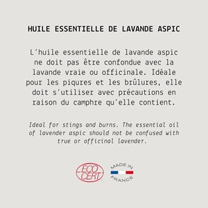 Huile essentielle lavanaspic - 30 ml