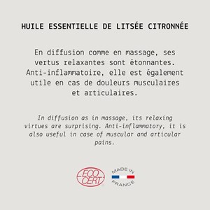Huile essentielle litsée  - 30 ml