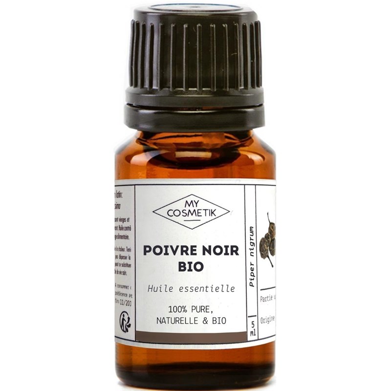 MY COSMETIK - Huile essentielle poivre noir - 30 ml