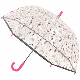 Parapluie enfant transparent licorne