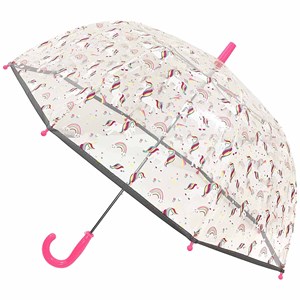Parapluie enfant transparent, licorne
