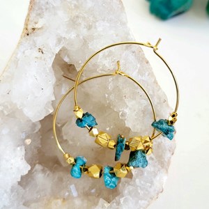 Boucles d'oreilles turquoise