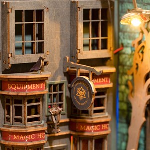 Maquette 3d-Serre Livres Maison Magique