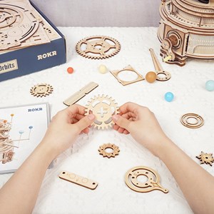 Maquette 3d - Système solaire mécanique