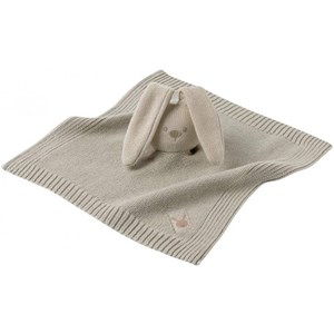 Nattou lapin tricot plat beige 30cm