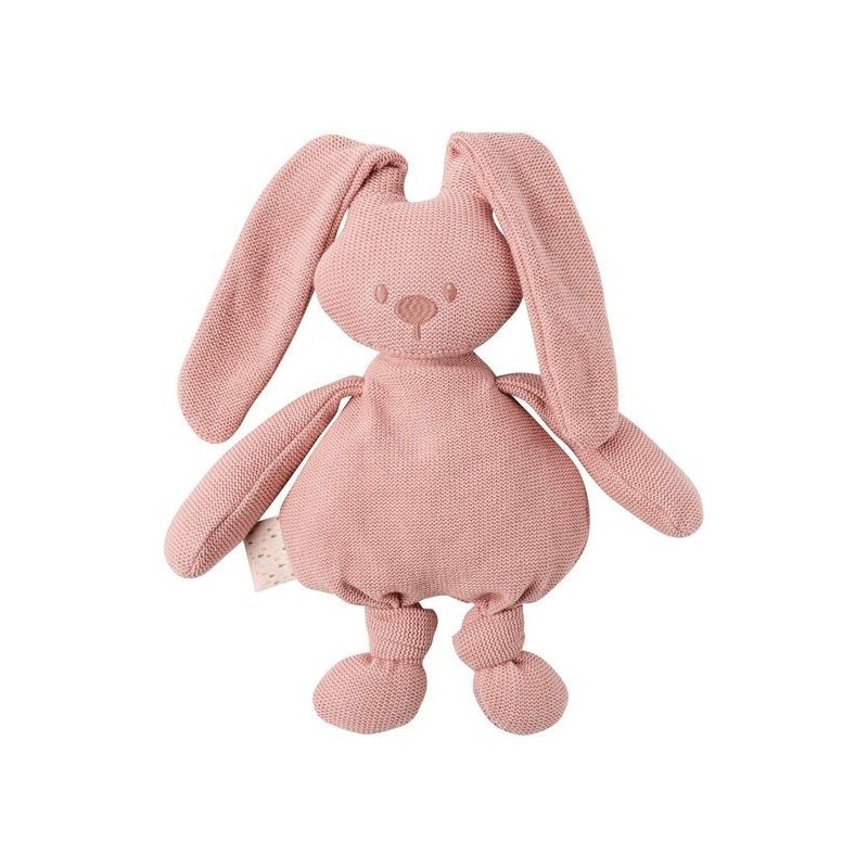 Nattou - Nattou lapin tricot rose 30cm