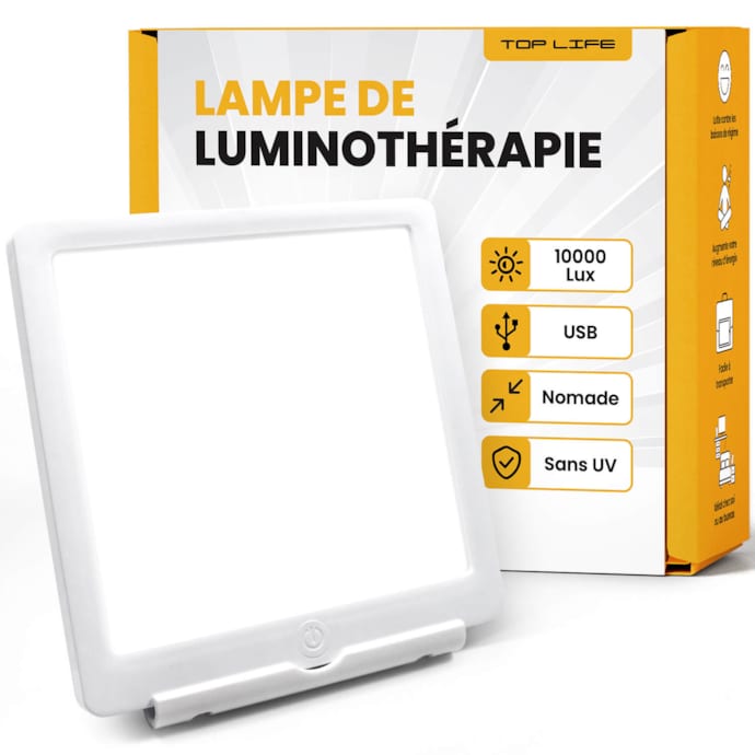 Lampe Luminothérapie Deng Jr 10.000 Lux - Simulation Lumière Jour Avec Télécommande