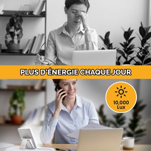 Lampe de luminothérapie 10000 lux usb