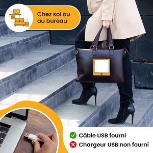 Lampe de luminothérapie 10000 lux usb