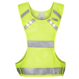 Gilet fluo-réfléchissant led - l - jaune
